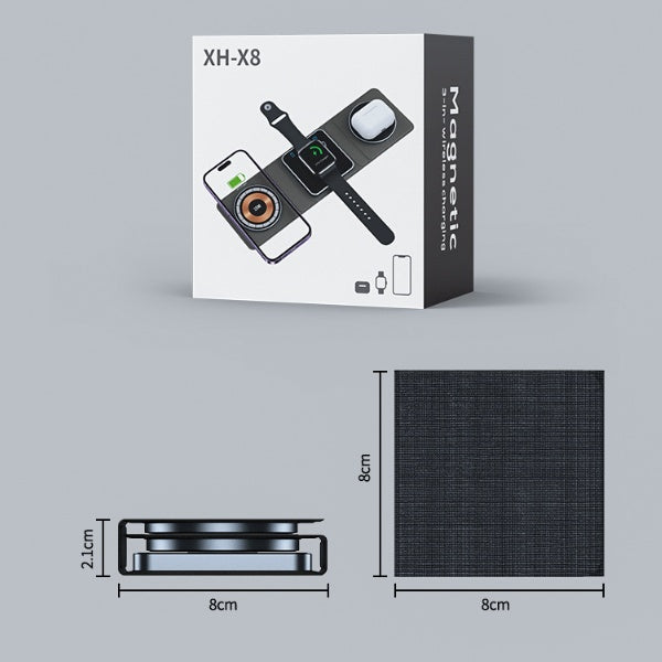 Electryze™ 3-in-1 Magnetic Wireless Charging Station