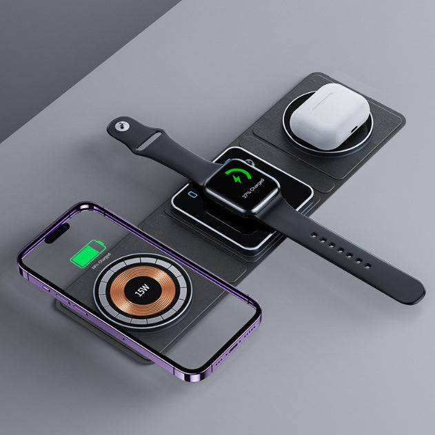 Electryze™ 3-in-1 Magnetic Wireless Charging Station