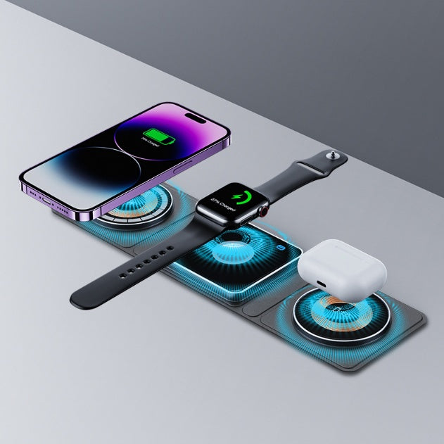 Electryze™ 3-in-1 Magnetic Wireless Charging Station